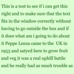 text test